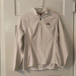 NorthFace White Quarterzip